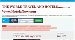 Desktop Screenshot of hotelznow.com